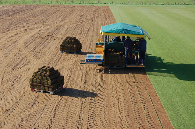 Back of harvester 